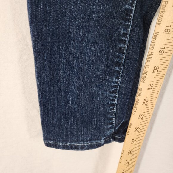 Anthropologie Pilcro Letterpress Cropped Jeans Size 28 Stet Fit Mid Rise - Picture 5 of 15